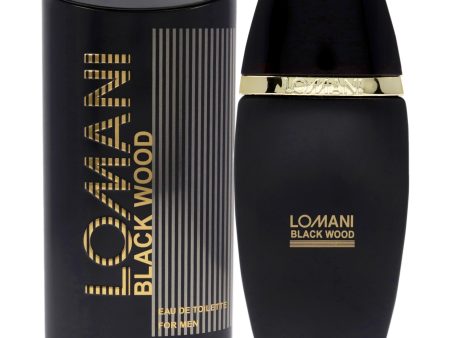 Black Wood by Lomani for Men - 3.3 oz EDT Spray Online now