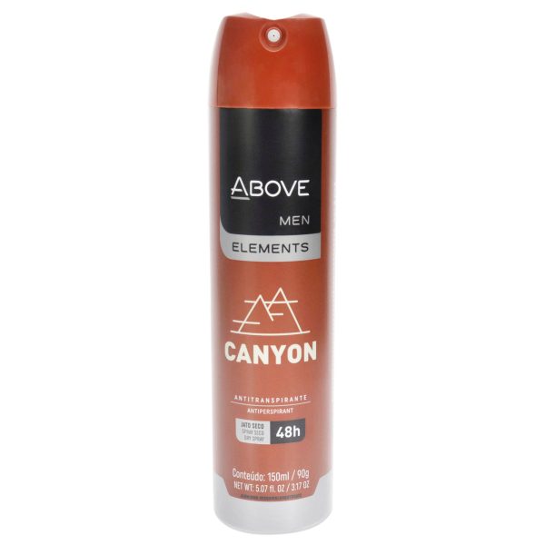 48 Hours Element Antiperspirant Deodorant - Canyon by Above for Men - 3.17 oz Deodorant Spray Online Hot Sale