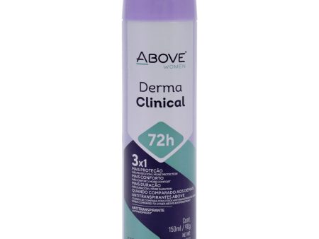 72 Hours Antiperspirant Deodorant - Derma Clinical by Above for Women - 3.17 oz Deodorant Spray Supply