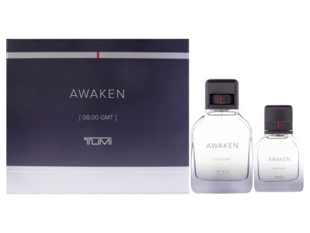 Awaken by Tumi for Men - 2 Pc Gift Set 3.4oz EDP Spray, 1oz EDP Spray Online Sale