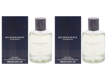 Burberry Weekend by Burberry for Men - 3.3 oz EDT Spray - Pack of 2 Discount