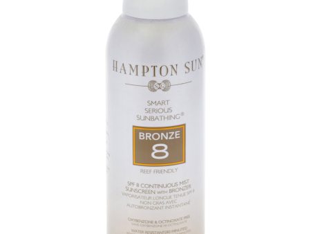 Bronze Continuous Mist SPF 8 by Hampton Sun for Unisex - 5 oz Sunscreen Sale