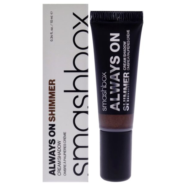 Always On Shimmer Cream Eye Shadow - Bronze by SmashBox for Women - 0.34 oz Eye Shadow Online Sale