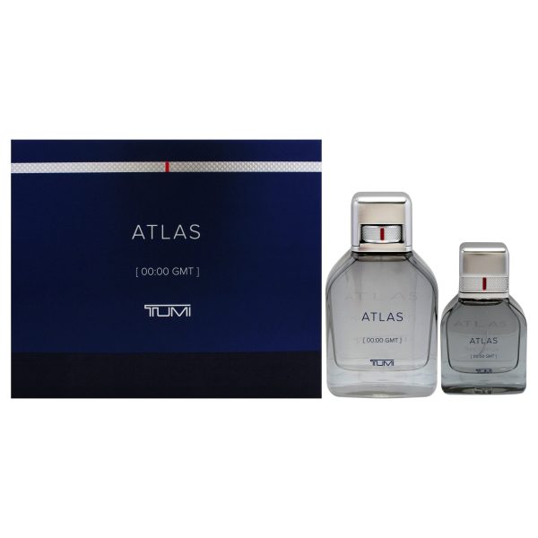 Atlas by Tumi for Men - 2 Pc Gift Set 3.4oz EDP Spray, 1oz EDP Spray For Sale