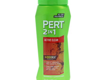 2 in 1 Active Clean Shampoo and Conditioner by Pert for Unisex - 13.5 oz Shampoo and Conditioner Online