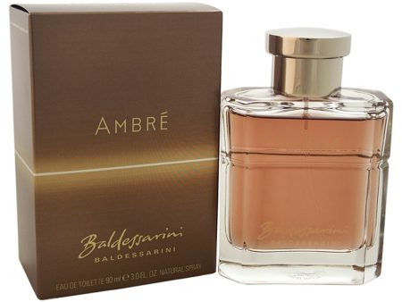 Baldessarini Ambre by Hugo Boss for Men - 3 oz EDT Spray For Discount