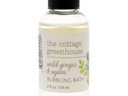 Bubbling Bath - Wild Ginger and Agave by The Cottage Greenhouse for Unisex - 2 oz Body Wash Cheap