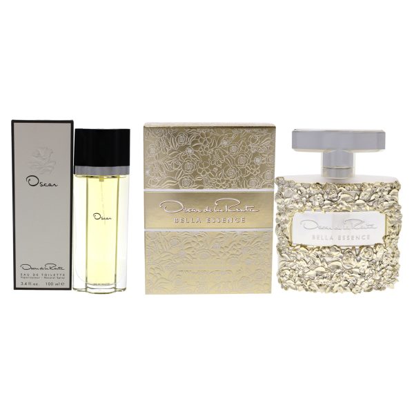 Bella Essence and Oscar Kit by Oscar de la Renta for Women - 2 Pc Kit 3.4 oz EDP Spray, 3.4 oz EDT Spray For Cheap