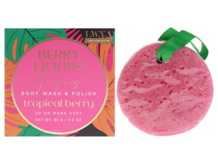 Body Wash and Polish - Tropical Berry by LWYA for Women - 3 oz Body Wash Supply