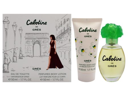 Cabotine by Parfums Gres for Women - 2 Pc Gift Set 1.7oz EDT Spray, 1.7oz Body Lotion Online