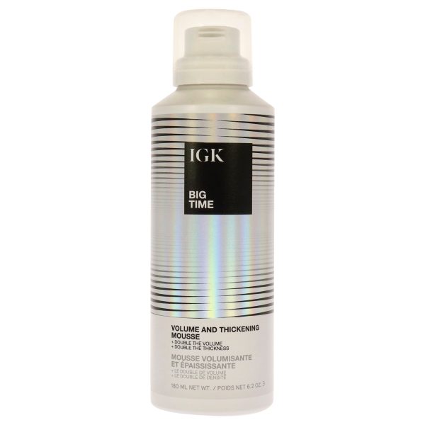 Big Time Volume and Thickening Mousse by IGK for Unisex - 6.2 oz Mousse For Sale