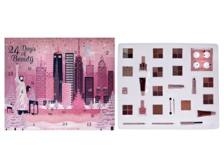 24 Days Of Beauty New York Advent Calendar Set by Q-KI for Women Hot on Sale