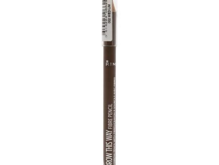 Brow This Way Fiber Pencil - 022 Medium by Rimmel London for Women - 0.038 oz Eyebrow Pencil For Cheap