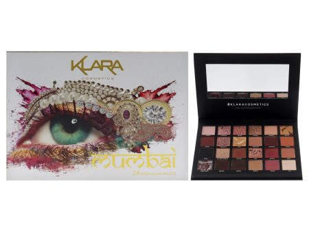 24 Eyeshadow Palette - Mumbai by Klara for Women - 1.68 oz Eye Shadow Online Hot Sale