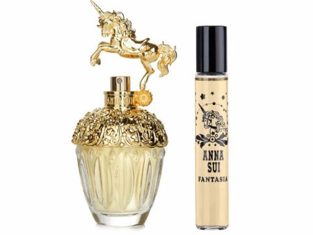 ANNA SUI FANTASIA 2 PCS SET FOR WOMEN: 1.7 EAU DE TOILETTE SPRAY + 0.5 EAU DE TOILETTE SPRAY For Sale