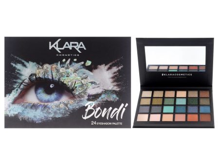 24 Eyeshadow Palette - Bondi by Klara for Women - 1.68 oz Eye Shadow Discount