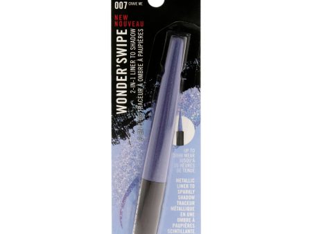 Wonder Swipe 2-in-1 Liner to Shadow - 007 Crave Me by Rimmel London for Women - 0.058 oz Eyeliner For Discount