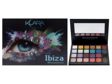 24 Eyeshadow Palette - Ibiza by Klara for Women - 1.68 oz Eye Shadow Supply