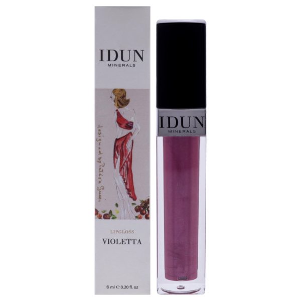 Lipgloss - 005 Violetta by Idun Minerals for Women - 0.2 oz Lip Gloss For Sale