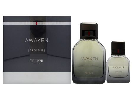 Awaken by Tumi for Men - 2 Pc Gift Set 6.8oz EDP Spray, 1oz EDP Spray Online Hot Sale