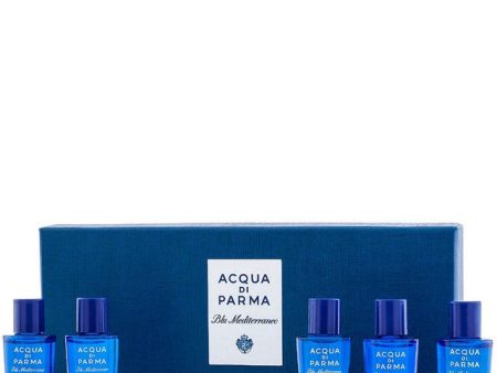 ACQUA DI PARMA BLU MEDITERRANEO 5 X 0.16 EAU DE TOILETTE MINI SET: ARANCIA DI CAPRI + BERGAMOTTO DI CALABRIA + FICO DI AMALFI + MIRTO DI PANAREA + MANDORLO DI SICILIA Fashion