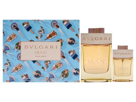 Bvlgari Man Terrae Essence by Bvlgari for Men - 2 Pc Gift Set 3.4oz EDP Spray, 0.5oz EDP Spray Online now