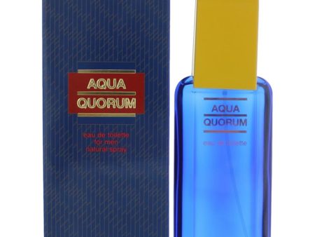 Aqua Quorum By Puig, 3.4 Oz Eau De Toilette Spray For Men Supply