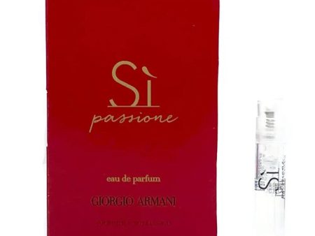 ARMANI SI PASSIONE 0.04 EAU DE PARFUM SPRAY VIAL FOR WOMEN Sale