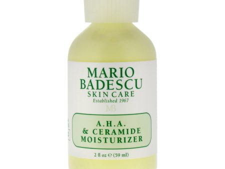 AHA and Ceramide Moisturizer by Mario Badescu for Unisex - 2 oz Moisturizer Online Sale