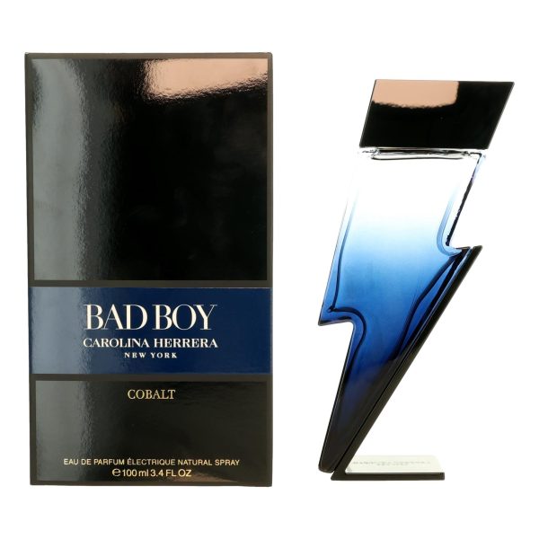 Bad Boy Cobalt By Carolina Herrera, 3.4 Oz Eau De Parfum Electrique Spray For Men Discount