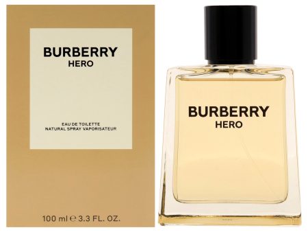 Burberry Hero by Burberry for Men - 3.3 oz EDT Spray Cheap