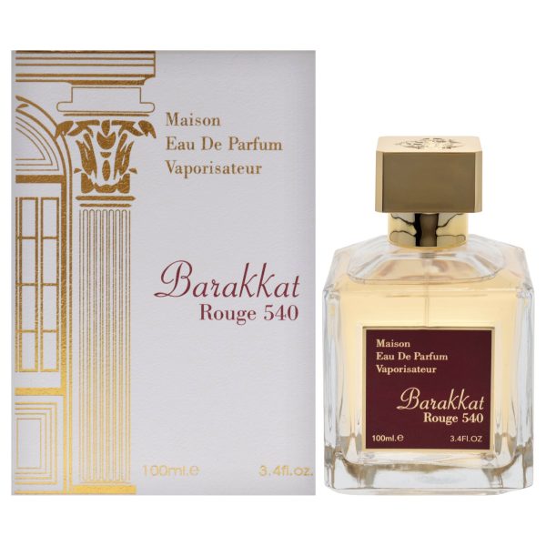 Barakkat Rouge 540 by Maison Alhambra for Women - 3.4 oz EDP Spray Sale