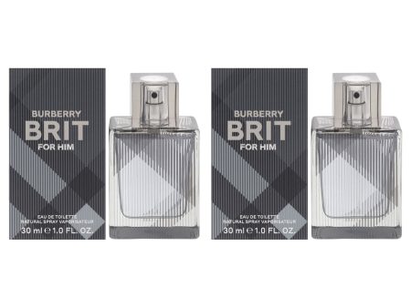 Burberry Brit by Burberry for Men - 1 oz EDT Spray - Pack of 2 Online