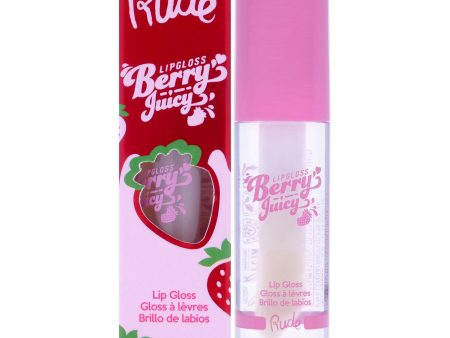 Berry Juicy Lip Gloss - 88401 Pure by Rude Cosmetics for Women - 0.141 oz Lip Gloss For Sale