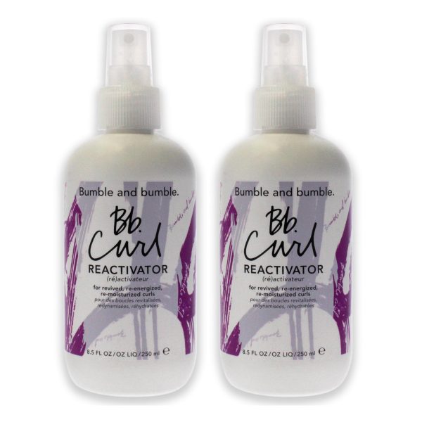 Bb Curl Reactivator by Bumble and Bumble for Unisex - 8.5 oz Hair Spray - Pack of 2 Online Hot Sale