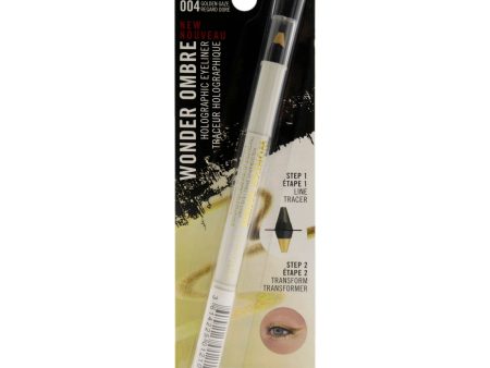 Wonder Ombre Holographic Eyeliner - 004 Golden Gaze by Rimmel London for Women - 0.045 oz Eyeliner on Sale