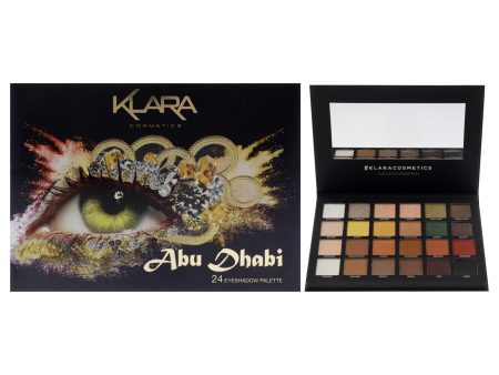 24 Eyeshadow Palette - Abu Dhabi by Klara for Women - 1.68 oz Eye Shadow Hot on Sale