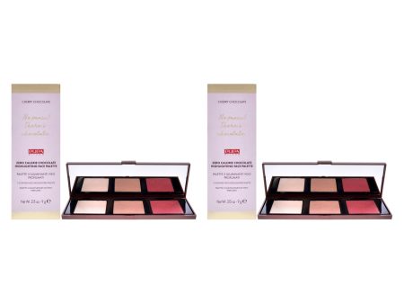 Zero Calorie Chocolate Highlighter Palette - 001 Cherry Chocolate by Pupa Milano for Women - 0.315 oz Highlighter - Pack of 2 For Discount