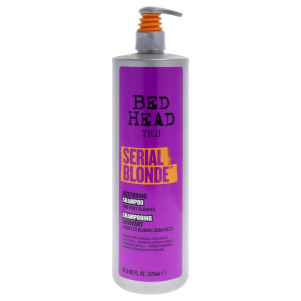 Bed Head Serial Blonde Shampoo by TIGI for Unisex - 32.8 oz Shampoo Sale