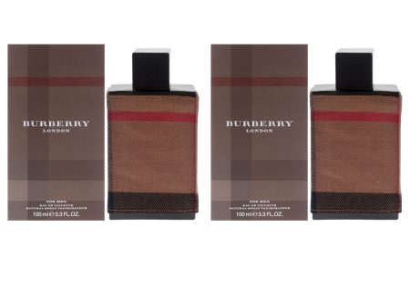 Burberry London by Burberry for Men - 3.3 oz EDT Spray - Pack of 2 Hot on Sale