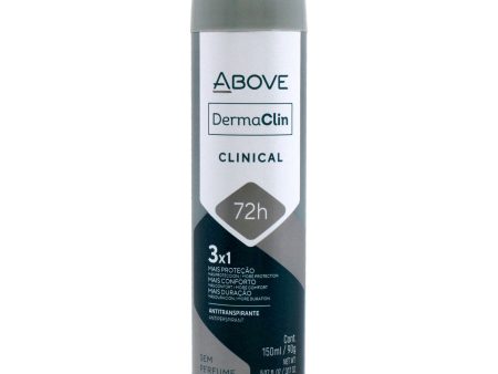 72 Hours Antiperspirant Deodorant Sem Perfume - Derma Clinical by Above for Women - 3.17 oz Deodorant Spray Sale