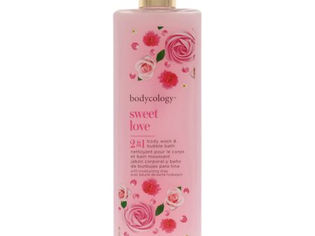 2 in 1 Body Wash and Bubble Bath - Sweet Love by Bodycology for Women - 16 oz Body Wash Online Sale