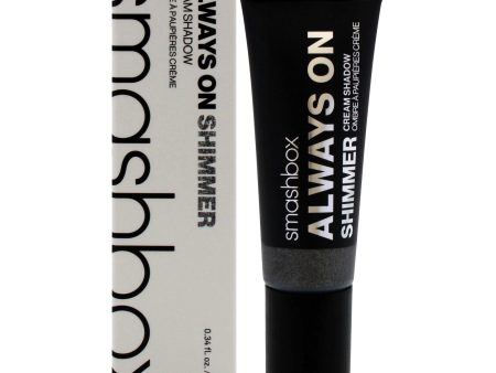 Always On Shimmer Cream Eye Shadow - Charcoal by SmashBox for Women - 0.34 oz Eye Shadow For Sale