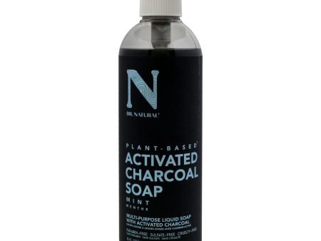 Activated Charcoal Liquid Soap - Mint by Dr. Natural for Unisex - 16 oz Soap Online