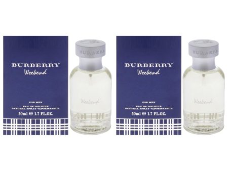 Burberry Weekend by Burberry for Men - 1.7 oz EDT Spray - Pack of 2 For Sale