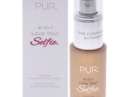 4-in-1 Love Your Selfie Longwear Foundation and Concealer - MG2 Bisque Light Golden Medium by Pur Cosmetics for Women - 1 oz Makeup Cheap