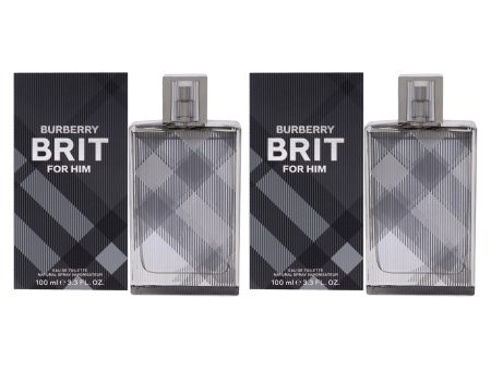 Burberry Brit by Burberry for Men - 3.3 oz EDT Spray - Pack of 2 Fashion