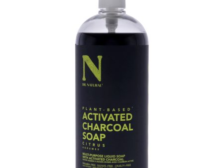 Activated Charcoal Liquid Soap - Citrus by Dr. Natural for Unisex - 32 oz Soap Supply