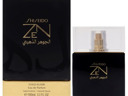 Zen Gold Elixir by Shiseido for Women - 3.3 oz EDP Spray Online Sale