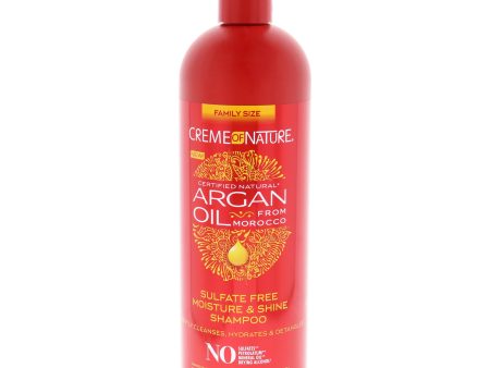 Argan Oil Sulfate-free Moisture and Shine Shampoo by Creme of Nature for Unisex - 20 oz Shampoo Online Hot Sale